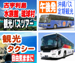 観光バス、観光タクシー、レンタカーを上手に利用して沖縄観光を楽しもう！